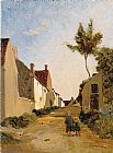 Village Street by Frederic Bazille